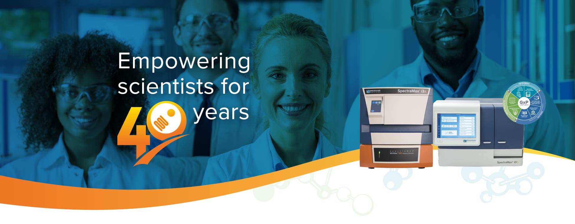 MD-IMG-Banner-LP-Empowering scientists for 40 years-20230703_iSeriesGxP